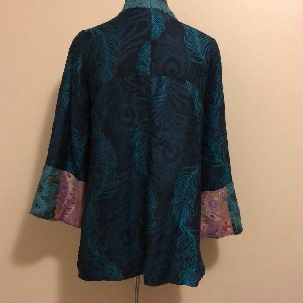 Soft Surroundings Topper, Size -Small(?Med)EUC,Made in- India - Picture 3 of 6